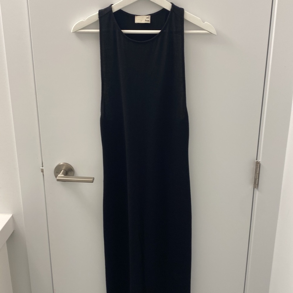 Aritzia black racer back dress
